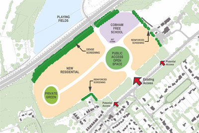 Elveden Rd Development - Proposed Site Access